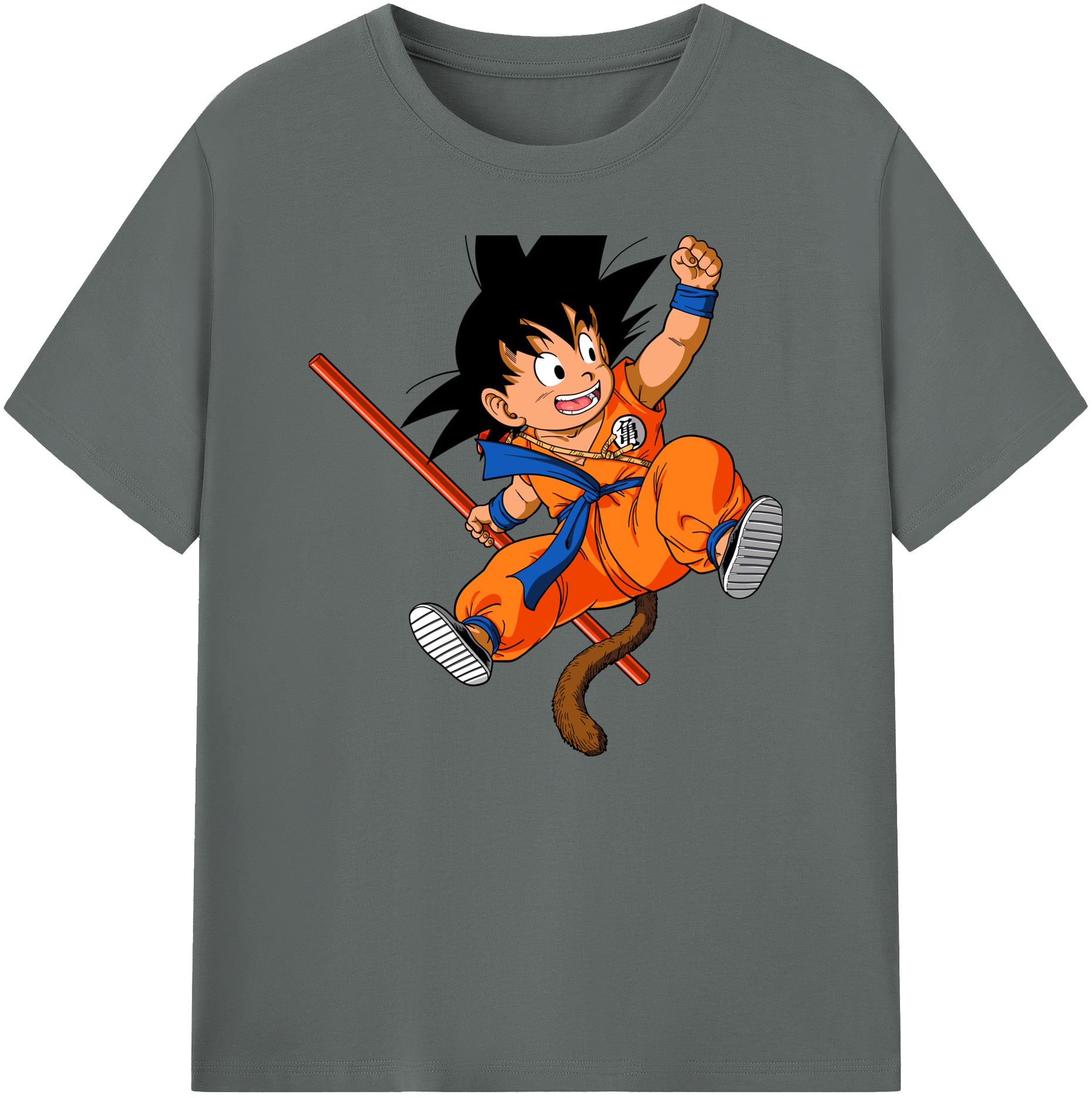 （画像用） ドラゴンボール 孫悟空（そん ごくう）Son Goku カカロット DRAGON BALL Kakarotto 綿100％ メンズ半袖Tシャツ｜肌触りやわらか＆通気性